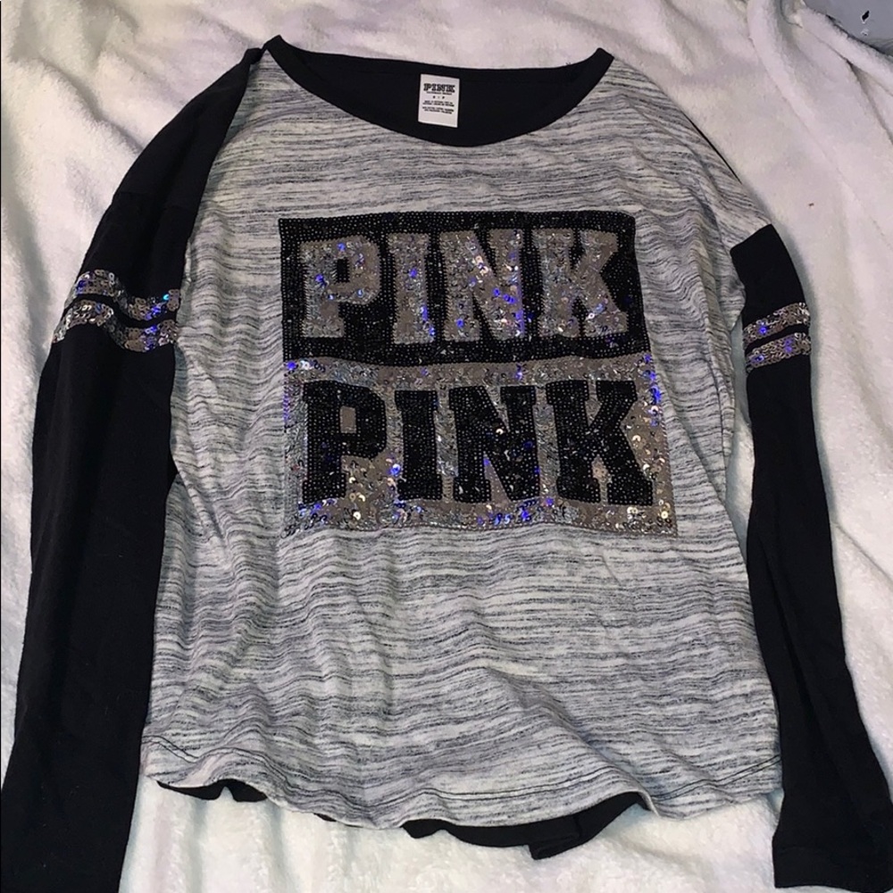 All sequins attached! Worn twice,  PINK sequin top